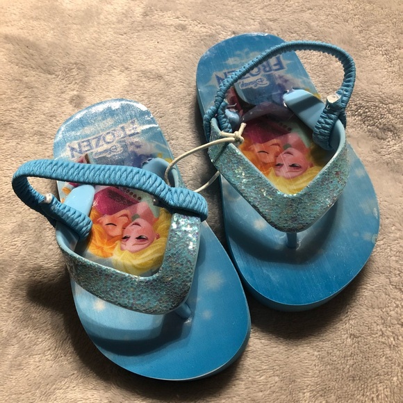 frozen flip flops toddler